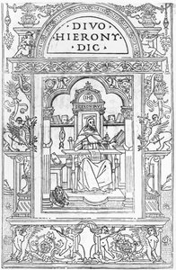 San Girolamo nel suo studio da Italian School